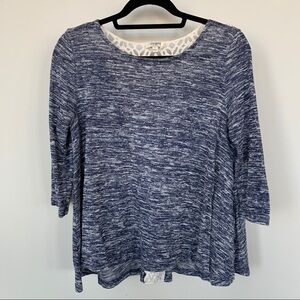 Umgee‎ Boho Style Top Eyelet Back Size S